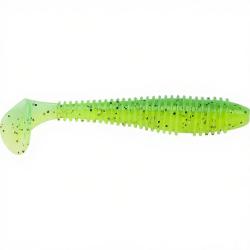 Leurre souple KEITECH Swing impact fat 3.8 468 Lime chartreuse pepper