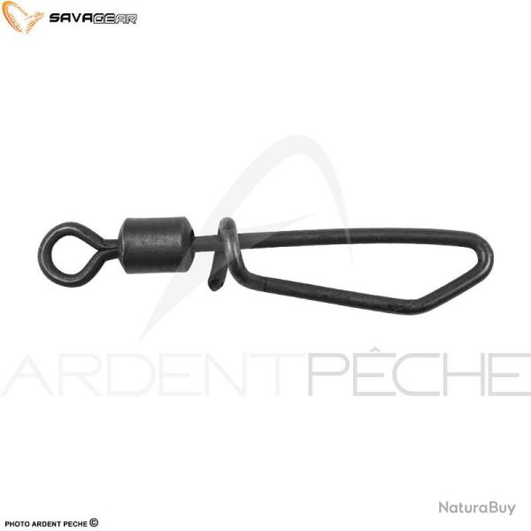 Emerillon a agrafe SAVAGE GEAR Spin swivel snap Taille S