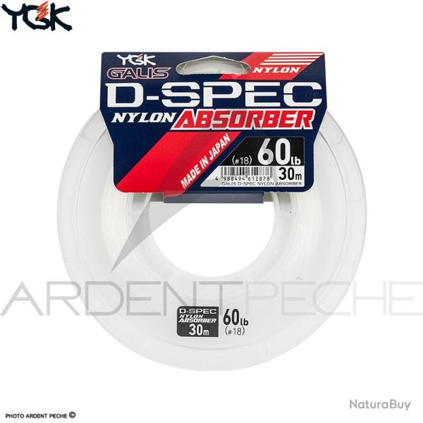 Fils nylon YGK Absorber N900 30m #40 (1.07mm)