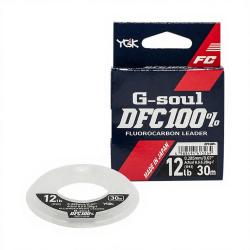 Fils fluorocarbone YGK G Soul DFC 30m 6 lb