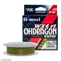 Tresse YGK Real sports G Soul upgrade ohdragon 150m PE1.2