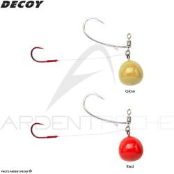 T&ecirc;te plomb&eacute;e DECOY OS-1 Zero dan tenya Ebi ora 30g Glow