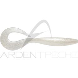 Leurre souple SAWAMURA One up curly 5 027 Silky white