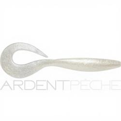 Leurre souple SAWAMURA One up curly 5 027 Silky white