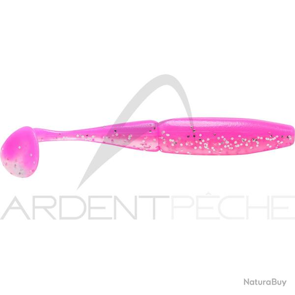 Leurre souple SAWAMURA One up slim 4 083 Pink back glitter belly