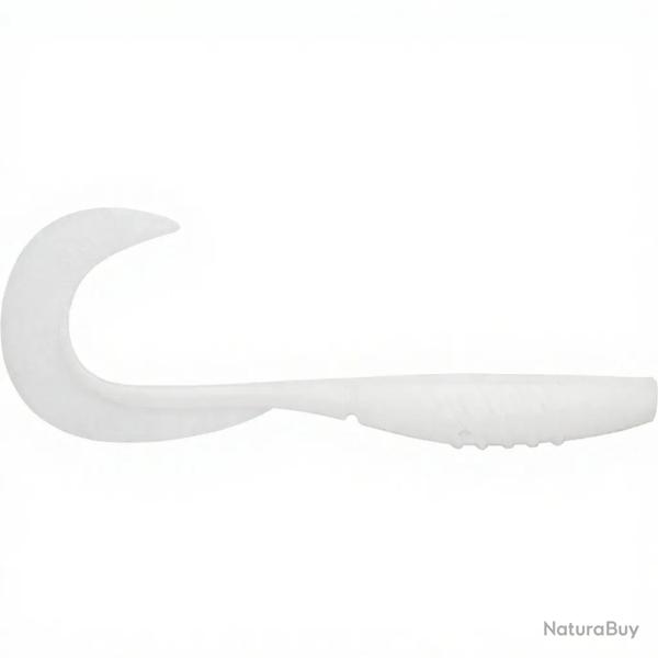 Leurre souple MEGABASS X Layer curly 5 Solid White