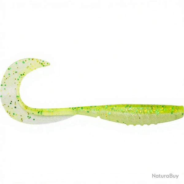 Leurre souple MEGABASS X Layer curly 5 Lime Shad