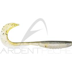Leurre souple MEGABASS X Layer curly 5 Green Pumpkin shad