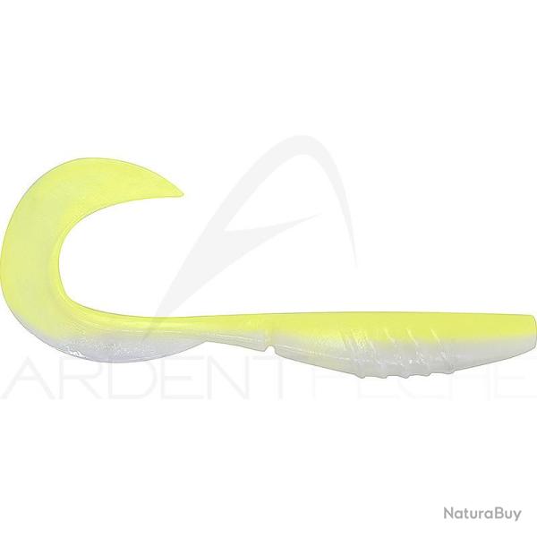 Leurre souple MEGABASS X Layer curly 5 White chart