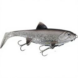 Leurre souple FOX RAGE Replicant shallow 18cm UV Silver bait fish
