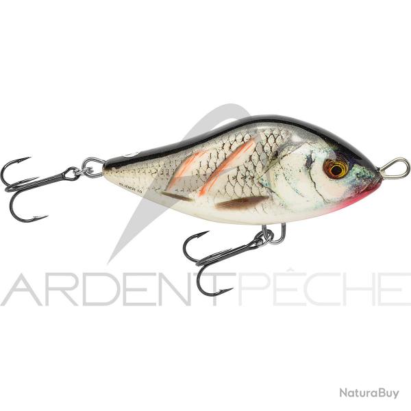 Poisson nageur SALMO Slider 10 S Wounded real grey shiner