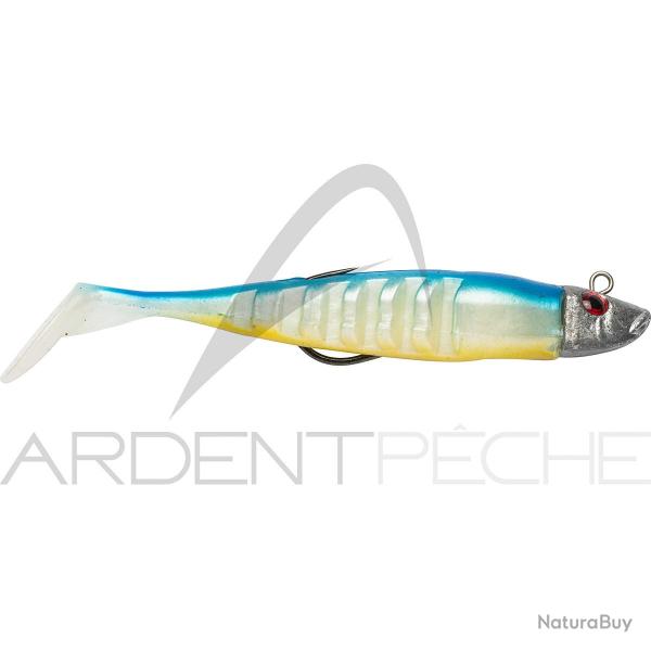 Leurre souple DELALANDE Neo shad texan 13cm 50g x1 172 Blanc nacr� dos bleu ventre jaune