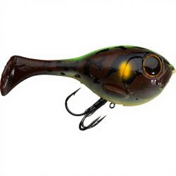 Leurre souple ILLEX Deraball Maruhata visible brown