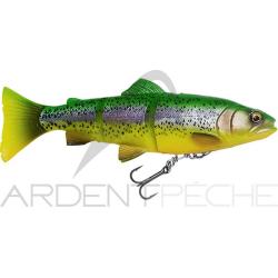 Leurre souple SAVAGE GEAR 4D Line thru trout SS 20cm Fire trout