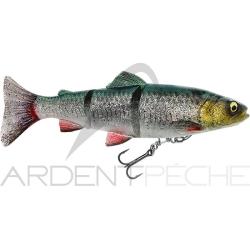 Leurre souple SAVAGE GEAR 4D Line thru trout MS 20cm Green silver