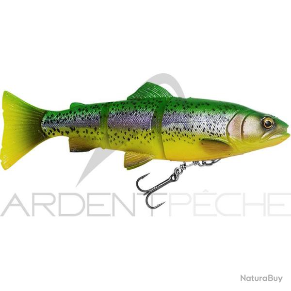 Leurre souple SAVAGE GEAR 4D Line thru trout MS 25cm Fire trout