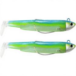 Leurre souple FIIISH Black minnow double combo 90 Search / 8g / French paradise - BM1392