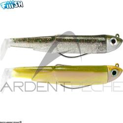 Leurre souple FIIISH Black minnow double combo 90 Shore / 5g / Ghost minnow Wakasagi - BM3009