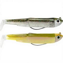 Leurre souple FIIISH Black minnow double combo 120 Shore / 12g / Ghost minnow Wakasagi - BM3019