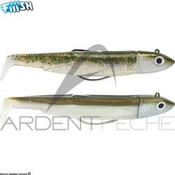 Leurre souple FIIISH Black minnow double combo 120 Off shore / 25g / Khaki Ghost minnow - BM3021
