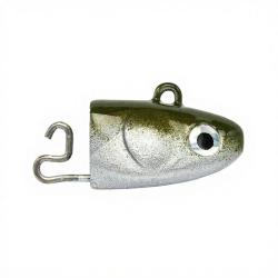 T&ecirc;te plomb&eacute;e FIIISH Black minnow 200 Shore 60g Kaki - BM160 - x1