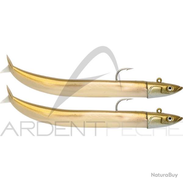Leurre souple FIIISH Crazy sand eel Double combo 150 Off shore / 20g / Gold - CSE5003