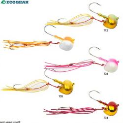 T&ecirc;te plomb&eacute;e ECOGEAR Oval tenya T02 #5 18g