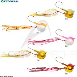T&ecirc;te plomb&eacute;e ECOGEAR Oval tenya T04 #5 18g