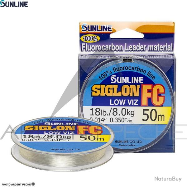 Fils fluorocarbone SUNLINE Siglon FC 50m � 0.38mm
