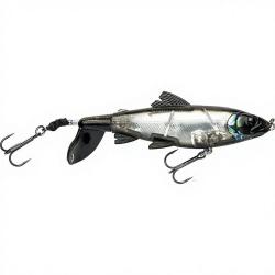 Poisson nageur SAVAGE GEAR 3D Smash tail minnow 17cm Black ghost