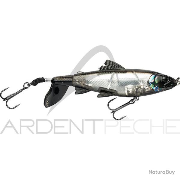 Poisson nageur SAVAGE GEAR 3D Smash tail minnow 17cm Black ghost