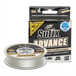 Fils nylon SUFIX Advance G2 clear 150m &Oslash; 0.25mm
