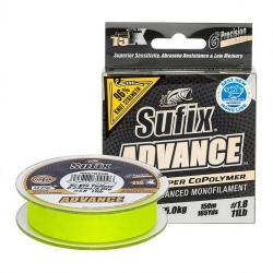 Fils nylon SUFIX Advance G2 yellow 150m &Oslash; 0.16mm