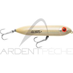 Poisson nageur HEDDON Super spook Jr mini BN Blanc ivoire