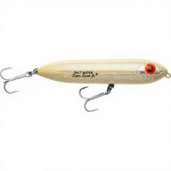Poisson nageur HEDDON Super spook Jr mini BN Blanc ivoire