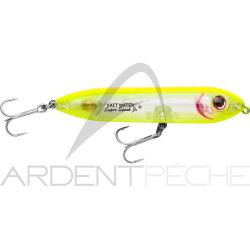 Poisson nageur HEDDON Super spook Jr mini 23 Double jaune