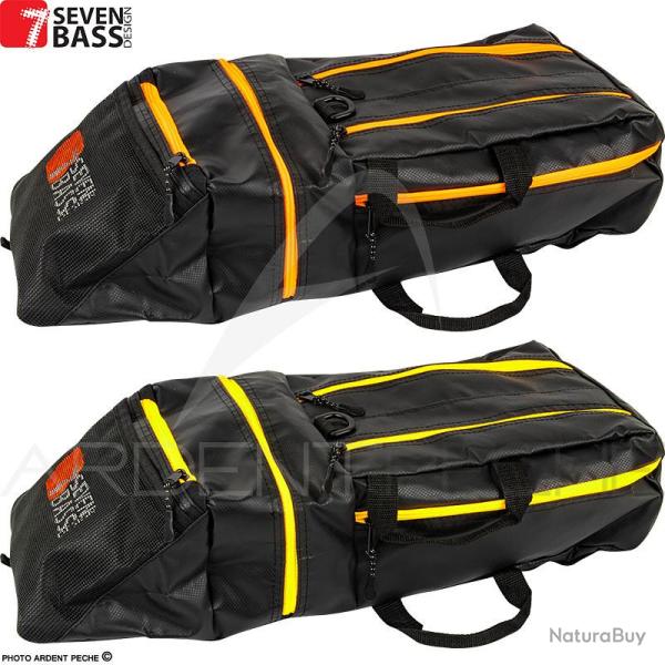 Poche pour float tube SEVEN BASS Flex cargo gator Jaune