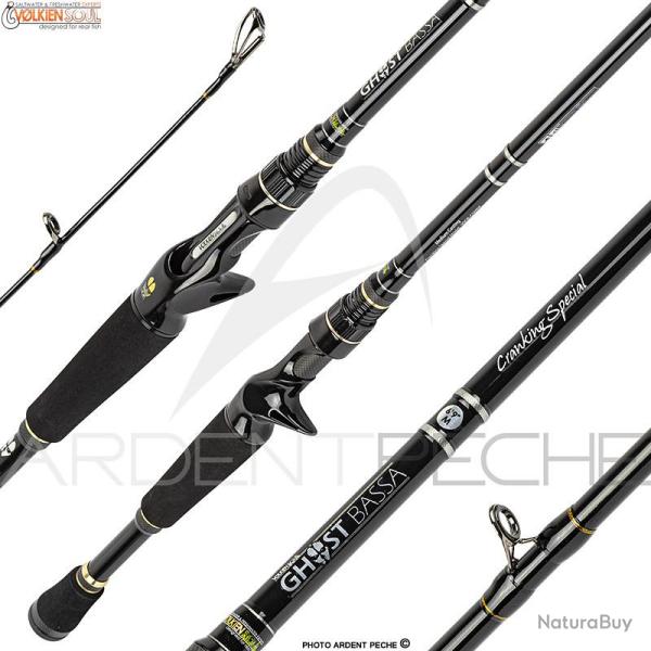 Canne casting VOLKIEN SOUL Ghost bassa cranking 69 M