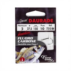 Hame&ccedil;ons mont&eacute;s WATER QUEEN Sp&eacute;cial daurade non boucl&eacute; 150cm H1 - 0.35mm