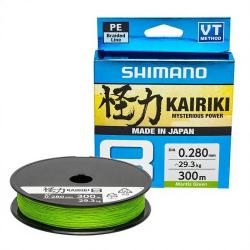 Tresse SHIMANO Kairiki SX8 Mantis green 150m &Oslash; 0.20mm