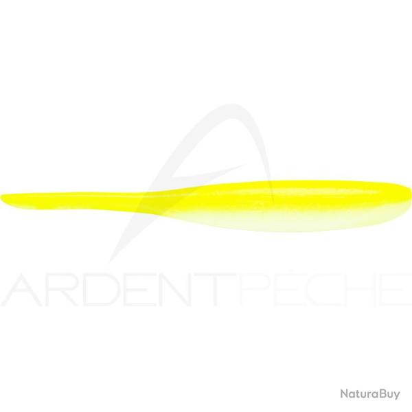 Leurre souple KEITECH Shad impact 2 S14 White chartreuse