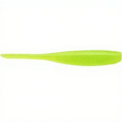 Leurre souple KEITECH Shad impact 2 026 Clear chartreuse glow