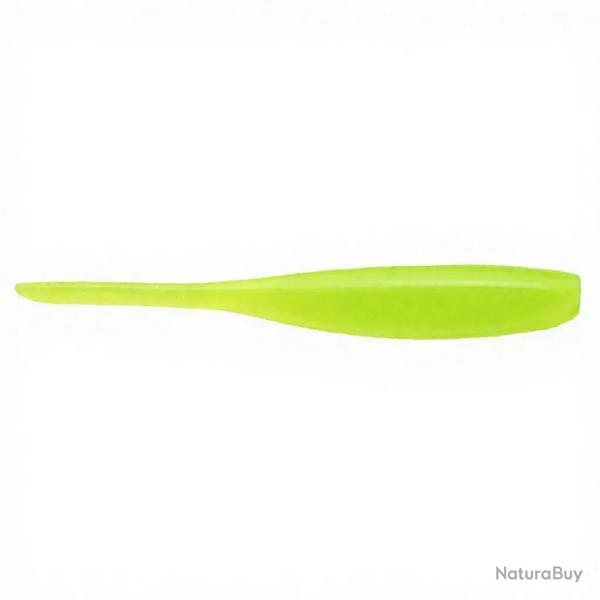 Leurre souple KEITECH Shad impact 5 026 Clear chartreuse glow