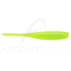 Leurre souple KEITECH Shad impact 4 026 Clear chartreuse glow