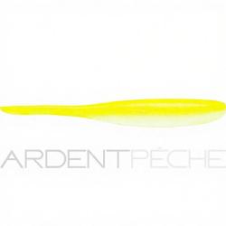 Leurre souple KEITECH Shad impact 4 S14 White chartreuse