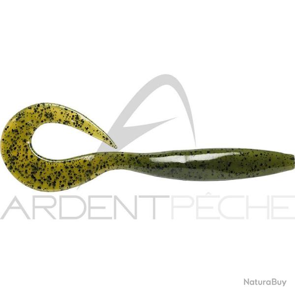 Leurre souple SAWAMURA One up curly 3.5 011 Water melon pepper