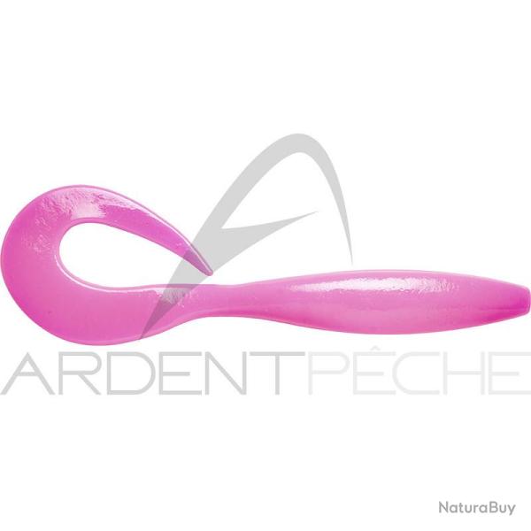 Leurre souple SAWAMURA One up curly 3.5 037 Pink fluores