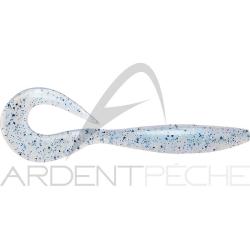 Leurre souple SAWAMURA One up curly 3.5 004 Pearly blue