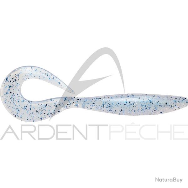 Leurre souple SAWAMURA One up curly 3.5 004 Pearly blue