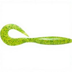 Leurre souple SAWAMURA One up curly 3.5 020 Chartreuse